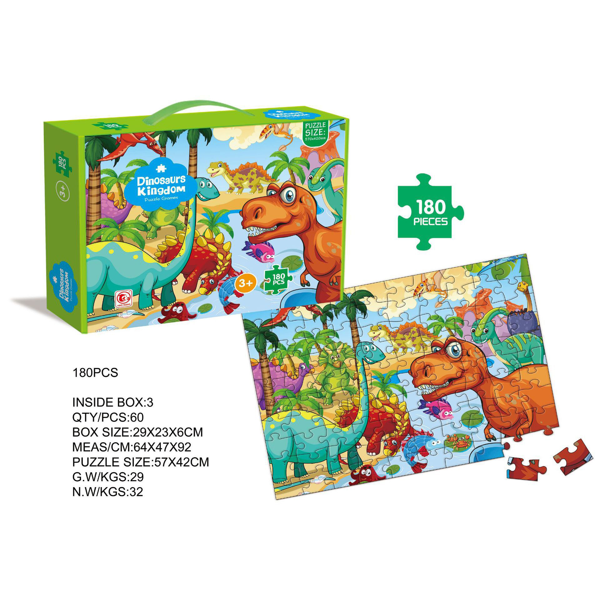 Rompecabezas infantil de papel grande e irregular de 100 piezas, juguete educativo para regalo de jardín de infantes, dropshipping