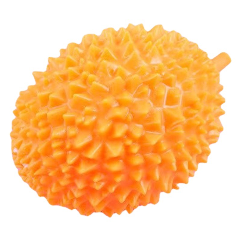Internet celebridad descompresión artefacto juguete descompresión suave de gran tamaño de ventilación Durian bola truco simulación pequeña fruta pizca música chica