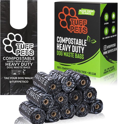 Manufacturer's custom printed scented biodegradable pet waste bags and dog poop bags