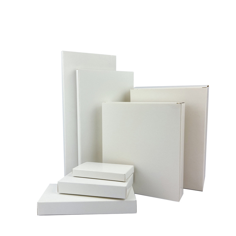 Wholesale Various Flat White Boxes, Rectangular Packaging, Foldable White Cardboard Boxes, Direct Supply from the Manufacturer, White Box 1911 Small White