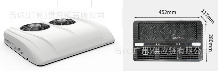 Conditioner Dual Fan | 无 Automotive air conditioning - 24v-brushless-dual-fan-integrated-machine-eac002t230124w-2