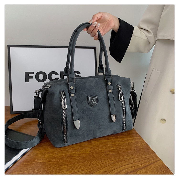 New cross-border foreign trade women's bag 2024 Retro casual handbag, European and American trend single-shoulder crossbody bag, tote bag for women undefined