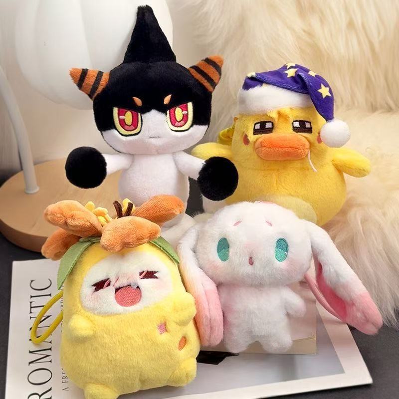 New Rock Kingdom Doll Machine 4inch Hanging Plush Toys Cute Plush Dolls Wholesale New Rock Kingdom Doll Machine 4inch Hanging Plush Toys Cute Plush Dolls Wholesale