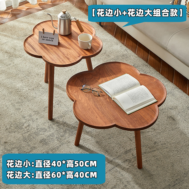 Mesa de té de lujo ligera, mesa de té de estilo pequeño, mesa de alquiler, mesa de sala de estar de alquiler, balcón para el hogar