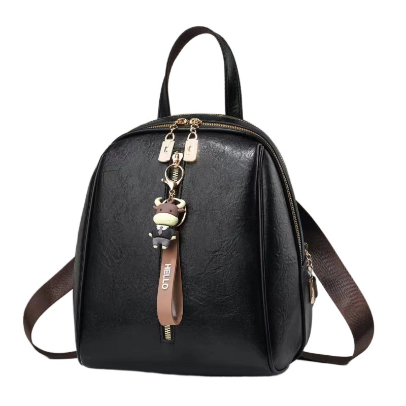 Nueva mujer hombro de cuero suave viaje mochila pequeña mochila de gran capacidad madre mochila bolsas