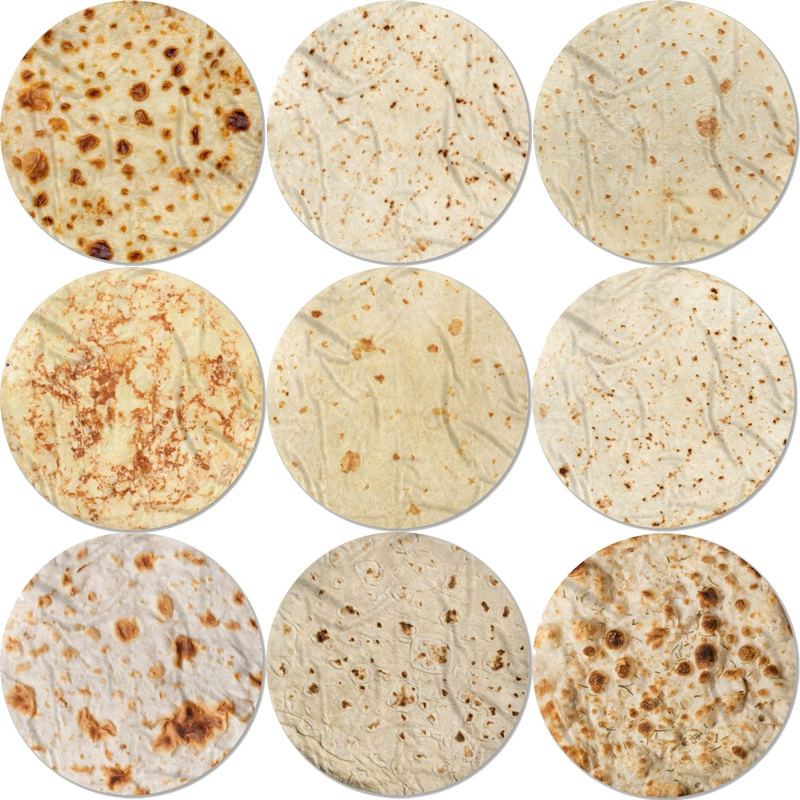 Забавный Блинный чехол с буррито, Фланелевое детское одеяло с кондиционером, утолщенное теплое