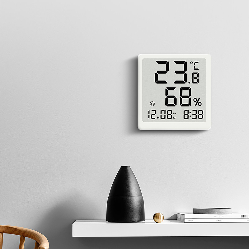 Ultra-Thin Minimalist Home Electronic Digital Temperature and Humidity Meter Electronic Clock Household Thermometer Indoor Hygrometer 3301 Ultra-Thin Minimalist Home Electronic Digital Temperature and Humidity Meter Electronic Clock Household Thermometer Indoor Hygrometer 3301