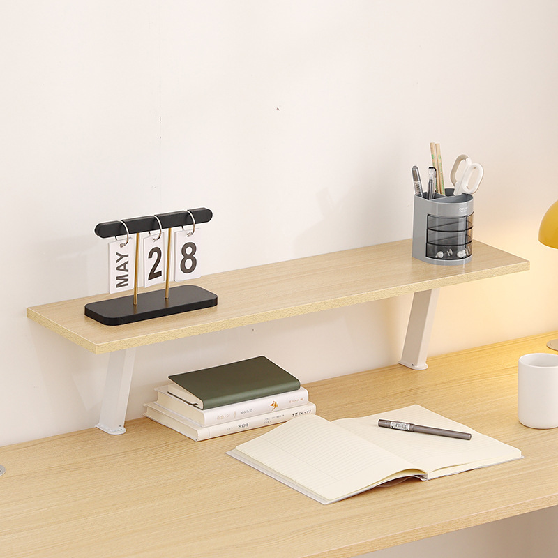 Student Study Table Bookshelf Desktop Desk Storage Rack Heightened Rack Layered Table Reading Book Shelf