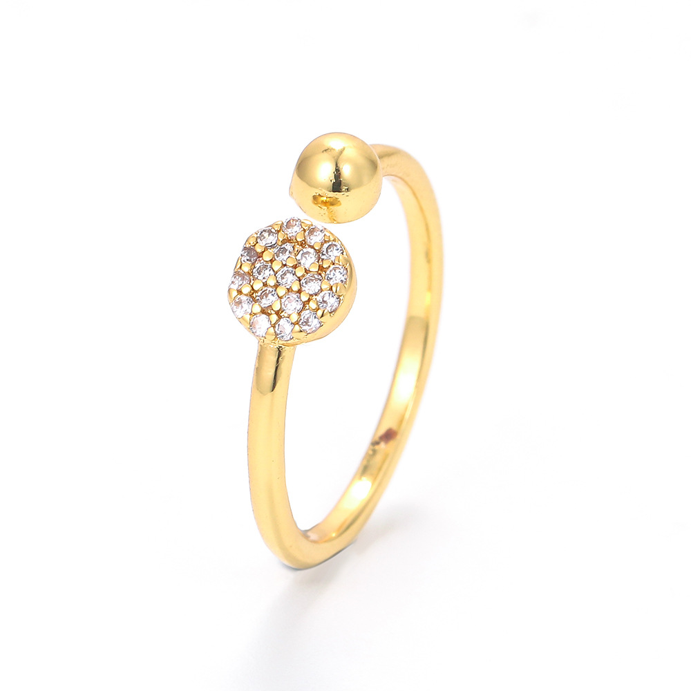 2g Weight Copper Plating Geometric Zircon