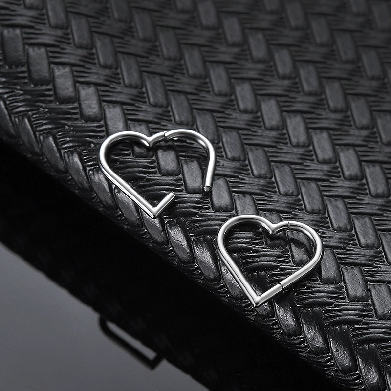 Earrings, physiological piercing, simple and elegant design