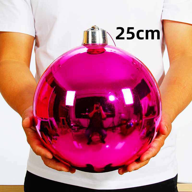 Dragón Tigre Bola de Navidad decoraciones del árbol de Navidad gran Bola brillante galvanoplastia bola de color bola colgante centro comercial bar decoración del techo