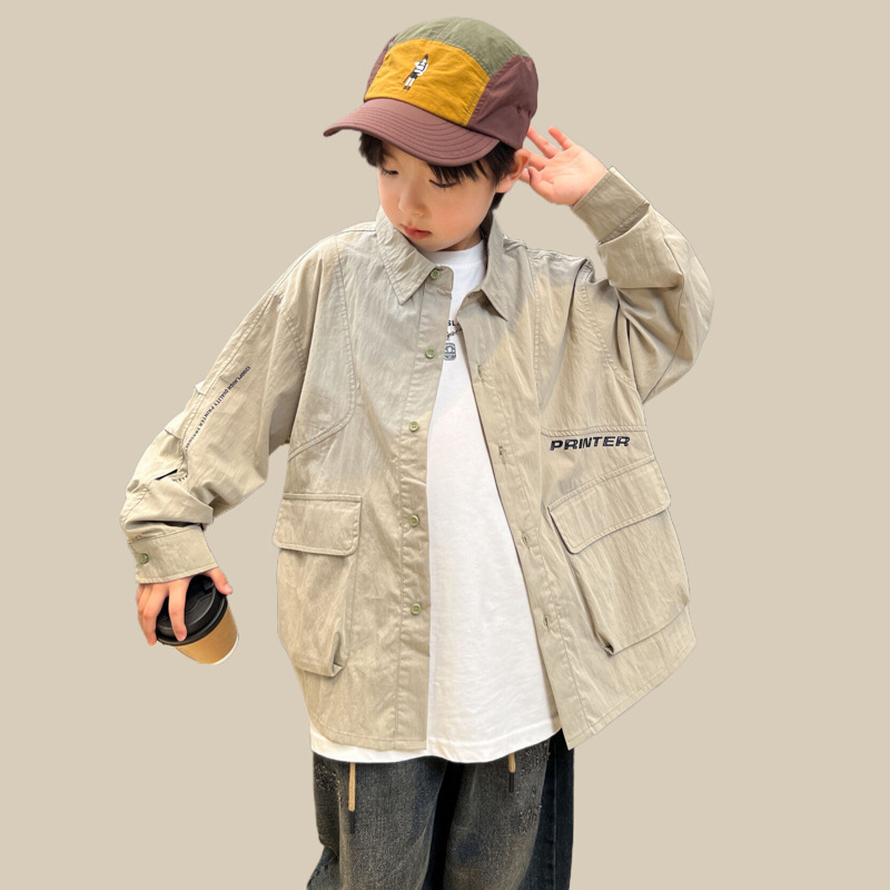 Chaqueta niño elegante para primavera otoño de moda_voghion.com