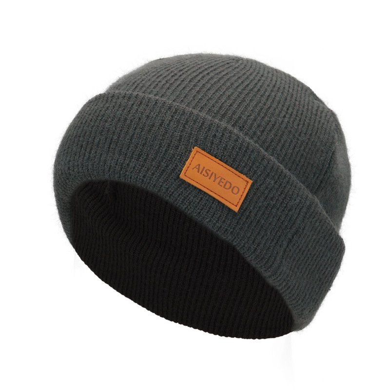 Unisex Knit hat for men and women autumn and winter warm fashion lovers flip ear folding multi-purpose ear protection wool hat_voghion.com