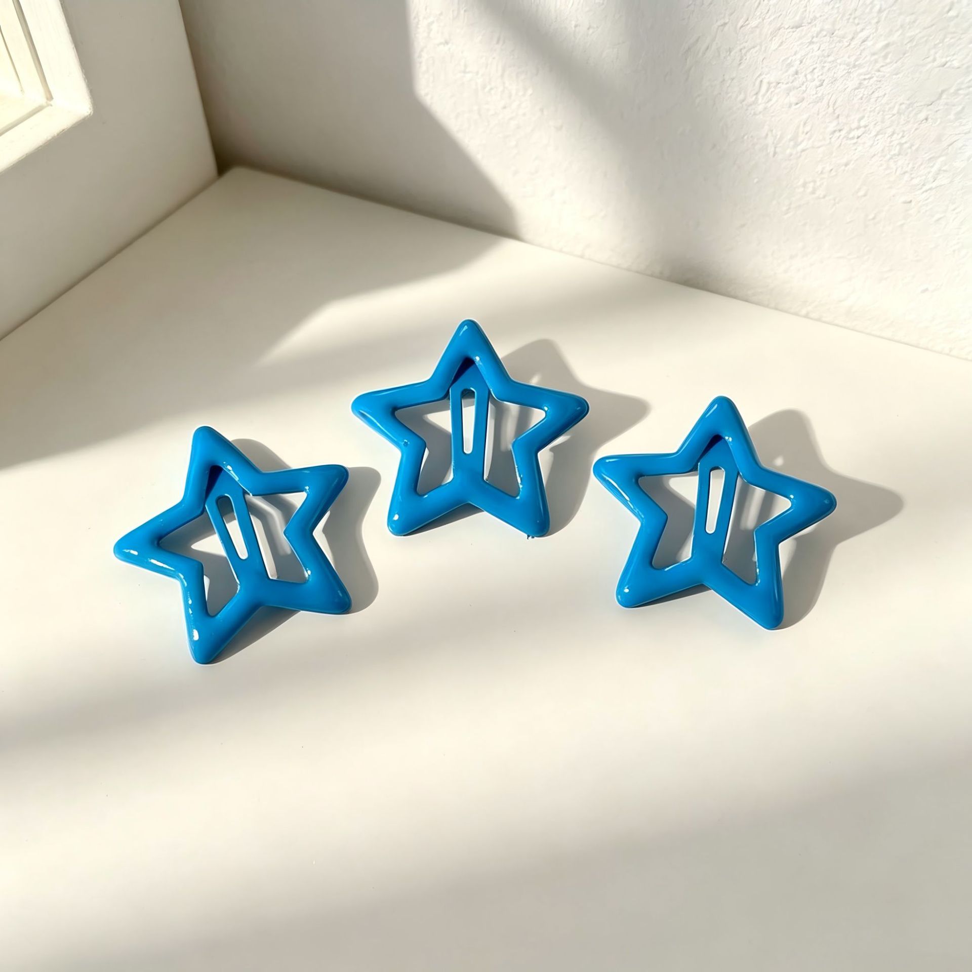 Pin de cabello de pentacos dopamina color y2k estrella pin de cabello de borde pin de cabello BB pin de cabello para niños pecado pin de cabello personalizado