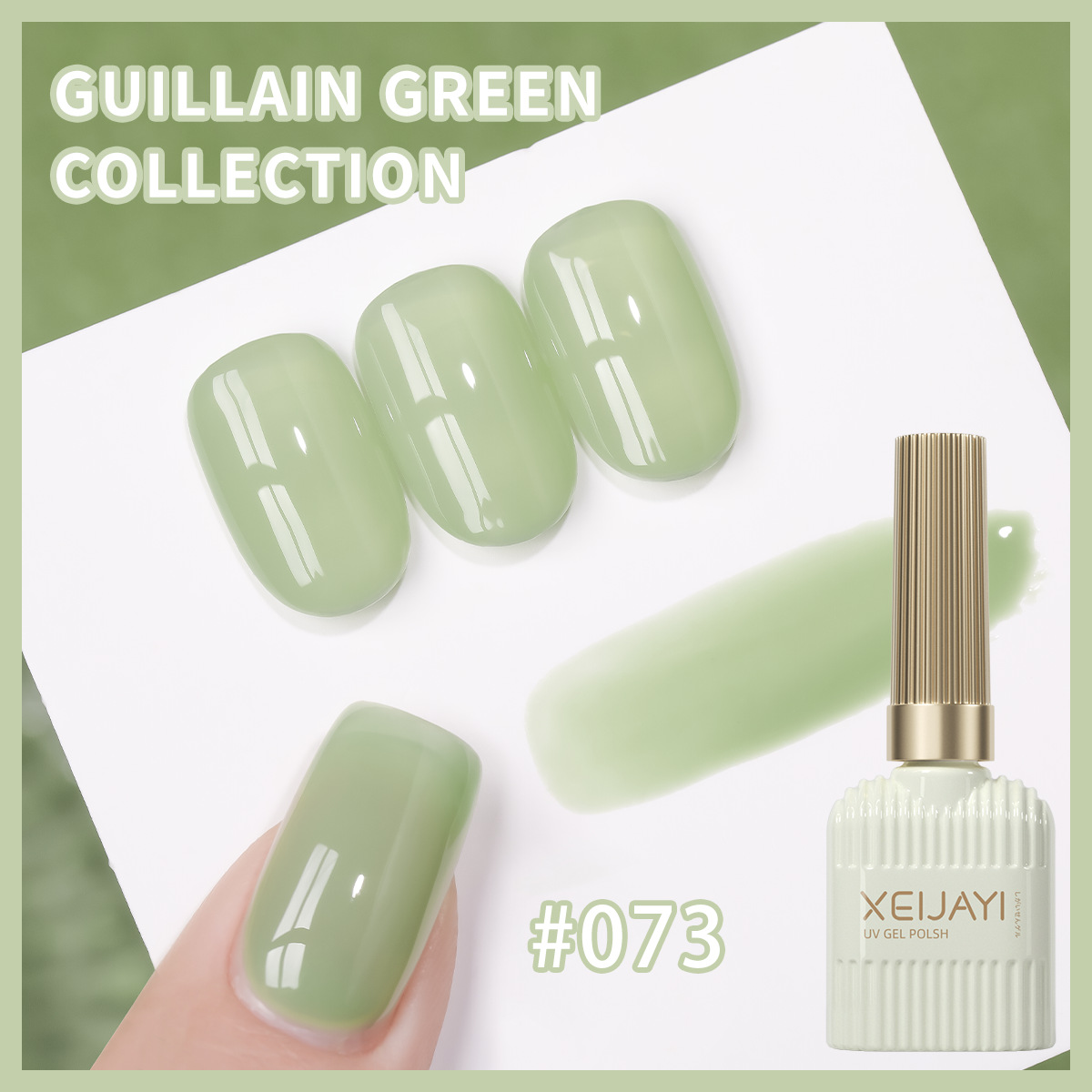 Esmalte de Uñas en Gel de Color Sólido de Secado rápido para Salón de Uñas
