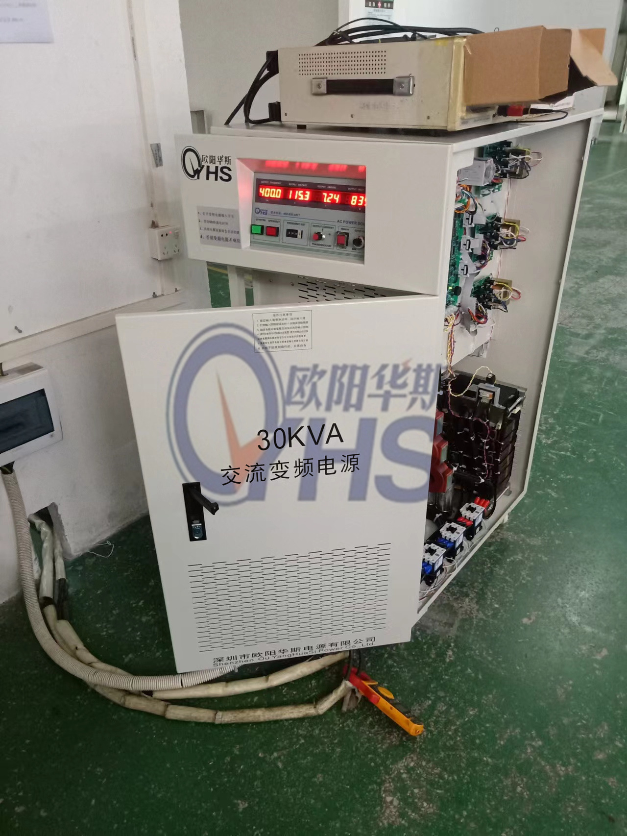 ŷ����˹����30KVA��Ƶ400HZ��Դ�����ɶ������115V/200V/400HZ