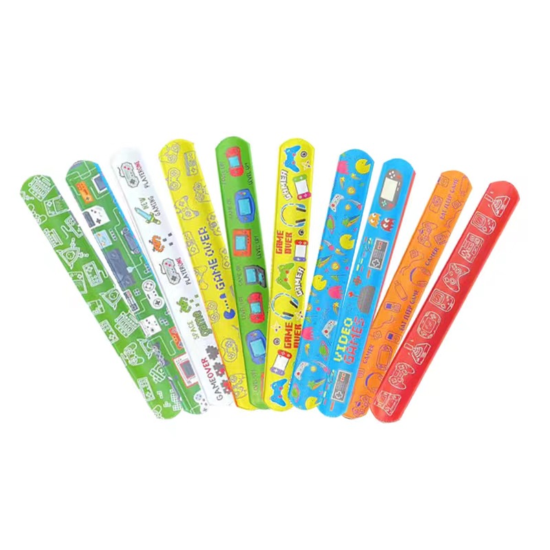 Juegos transfronterizos amazónicos temáticos pulseras de collar PVC pulseras para niños