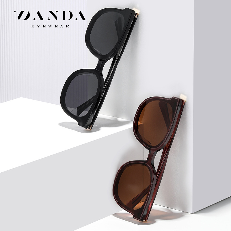 Nueva placa hecha a mano gafas de sol mujer GM mismas gafas de sol polarizadas PS6608 conducción a prueba de UV gafas de sol de protección solar