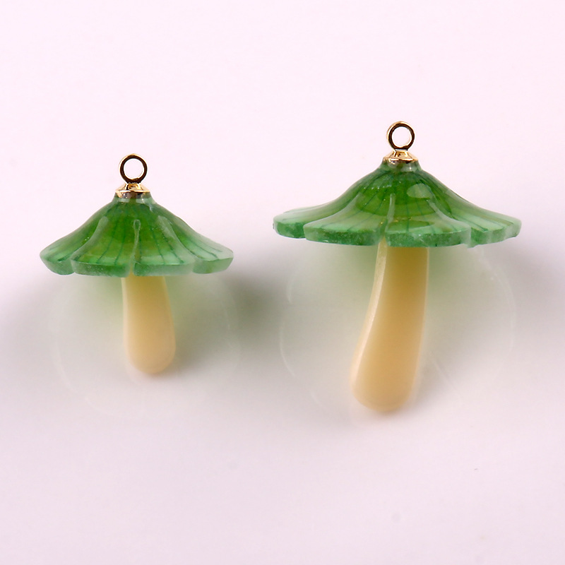 1 Piece Acrylic Mushroom Pendant Earrings display picture 5