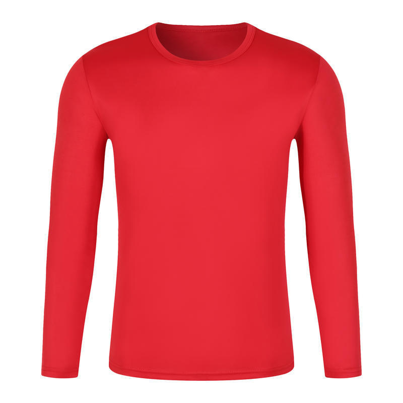 Printing picture quick-drying round neck long-sleeved T-shirt top advertising shirt class uniform work clothes pattern customized logo