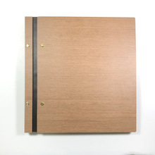 相册高端定制相册覆膜激光雕刻木质diy粘胶粘自影集影集激光logo