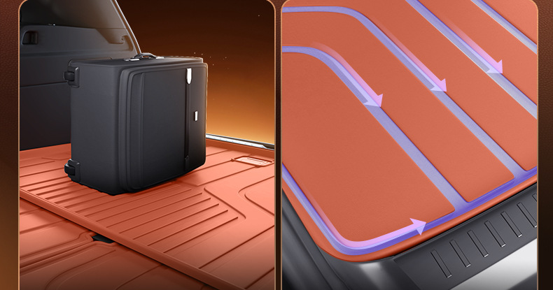 Specially Used for Toyota Platinum 3X Trunk Mat Tpe2025 Car Trunk Mat Modification Accessories Foot Mat Supplies