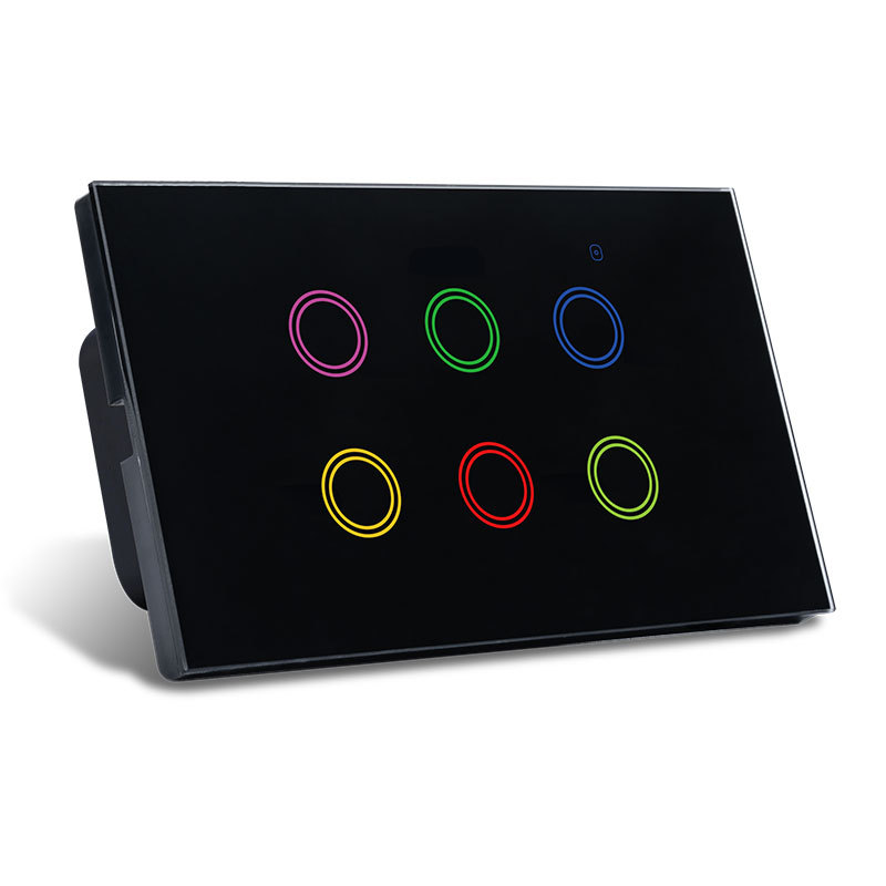 6-way switch-black+wifi