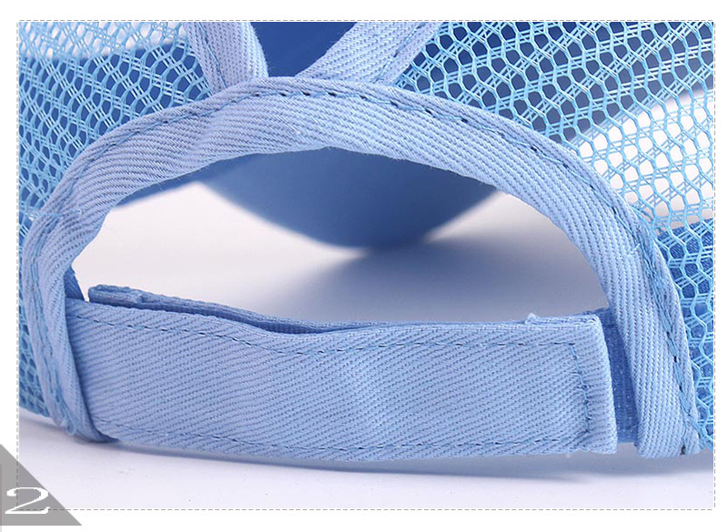 Ademende, bedrukte paardenstaart mesh casual veelzijdige zonnehoed voor dames in de zomer met eendenbekpet_voghion.com