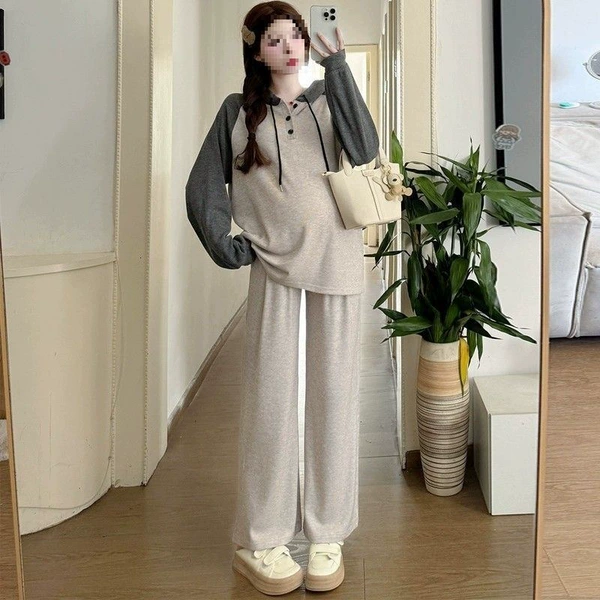 Light gray [two -piece set]