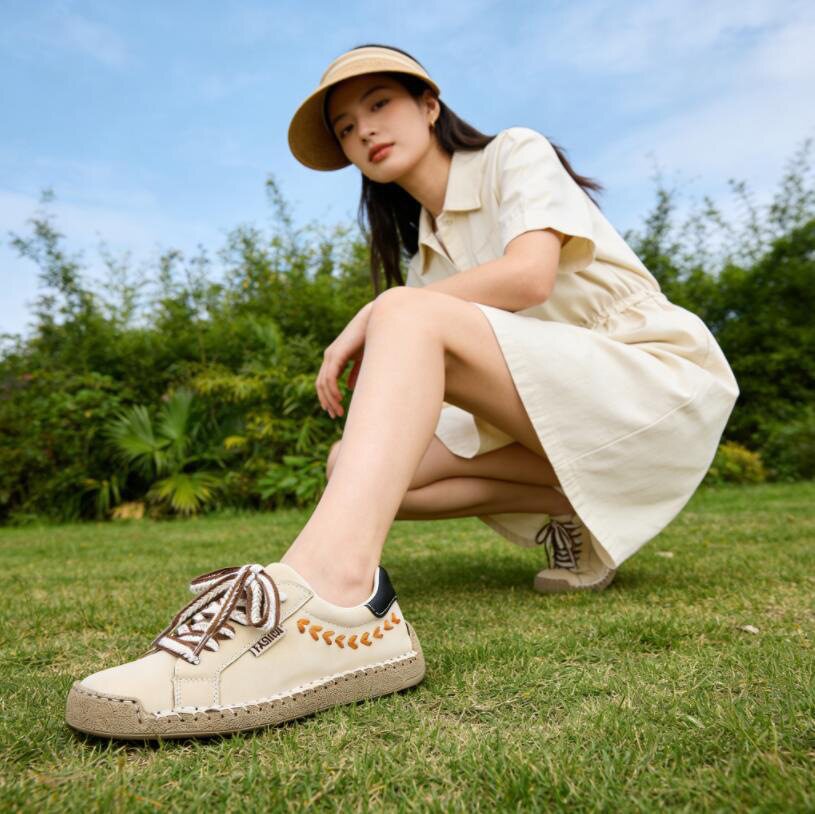 Giày vải canvas unisex cổ thấp đế bằng mũi tròn, phong cách retro thoáng khí chống trượt — 9013 màu vàng, 9013 màu xanh dương, 9013 màu xanh lá cây, 9013 màu đen chi tiết 23