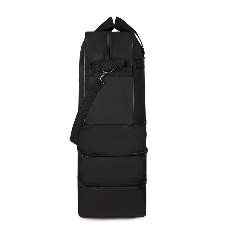 Bolsa de embarque corta de gran capacidad bolsa de viaje para hombres y mujeres bolsa de almacenamiento plegable con ruedas bolsa de tela portátil con tirón bolsa de fitness