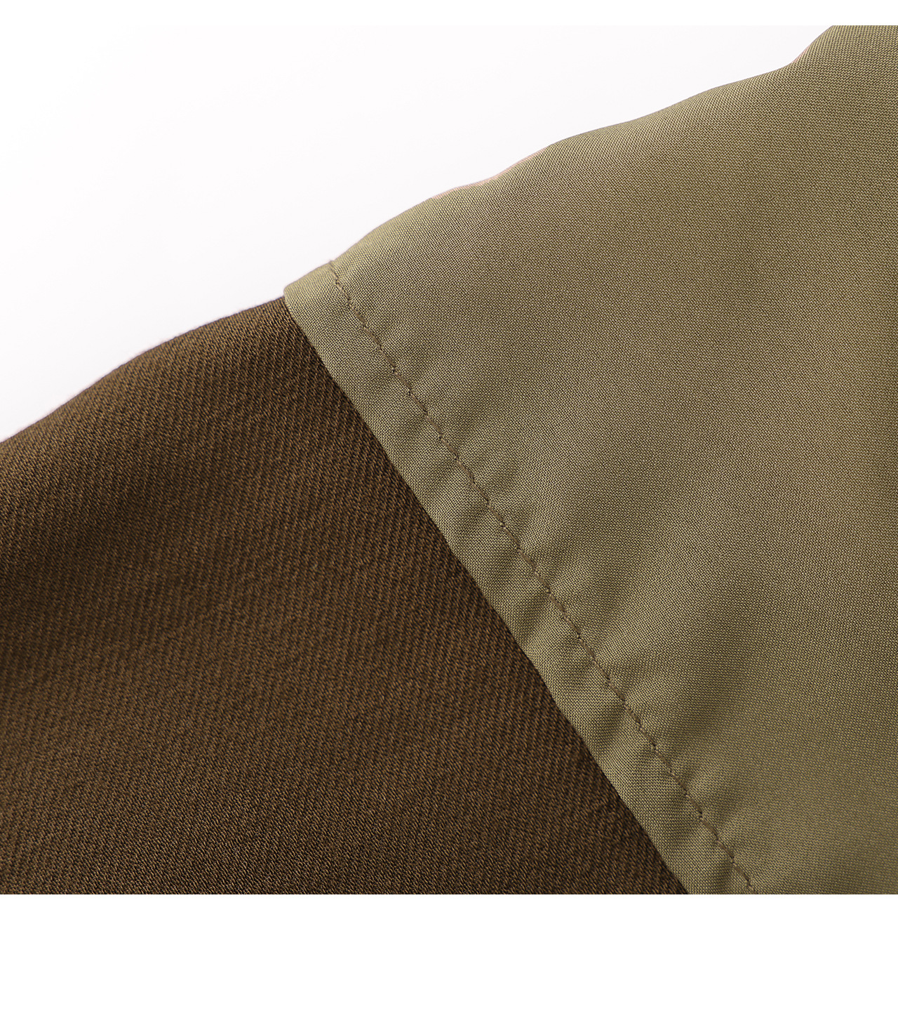 Bộ áo gile và quần ống rộng nữ phối vải linen pha tencel mát mẻ — Màu cà phê chi tiết 29