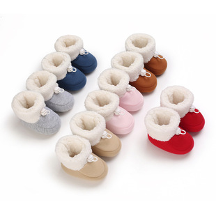 Winter Baby Cotton Shoes 0-1 Years Old Soft-Soled Baby Snow Boots for Men and Women