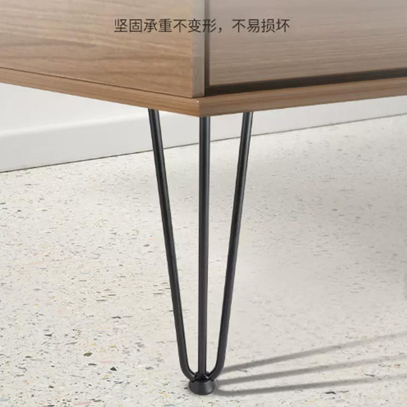 工場卸売テーブル用ユニバーサル脚 三脚鉄脚 三角ブラケット 金属製ヘアピンブラケット 家具金物脚|undefined