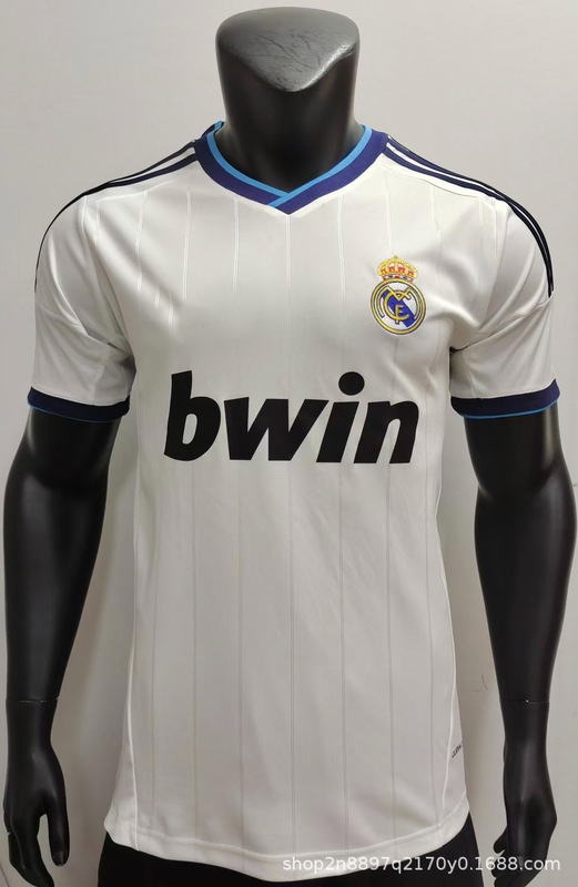 サッカーユニフォームクラブリバプールレトロホームチャンピオンズリーグバージョンレアルマドリードホームジャージクラシックレトロサッカーユニフォーム|undefined