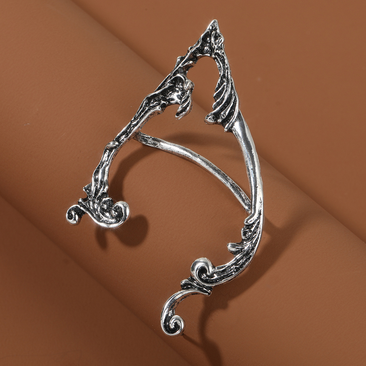 Orecchini gotici retrò con ali da elfo, clip per le orecchie per le donne, stile dark, stile punk, orecchini da diavolo, orecchini a forma di drago, ganci per le orecchie_voghion.com