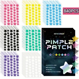Cross-Border Spot Large Size Star Combination Acne Patch Colorful Star Acne Patch Facial Concealer Acne Mark Patch