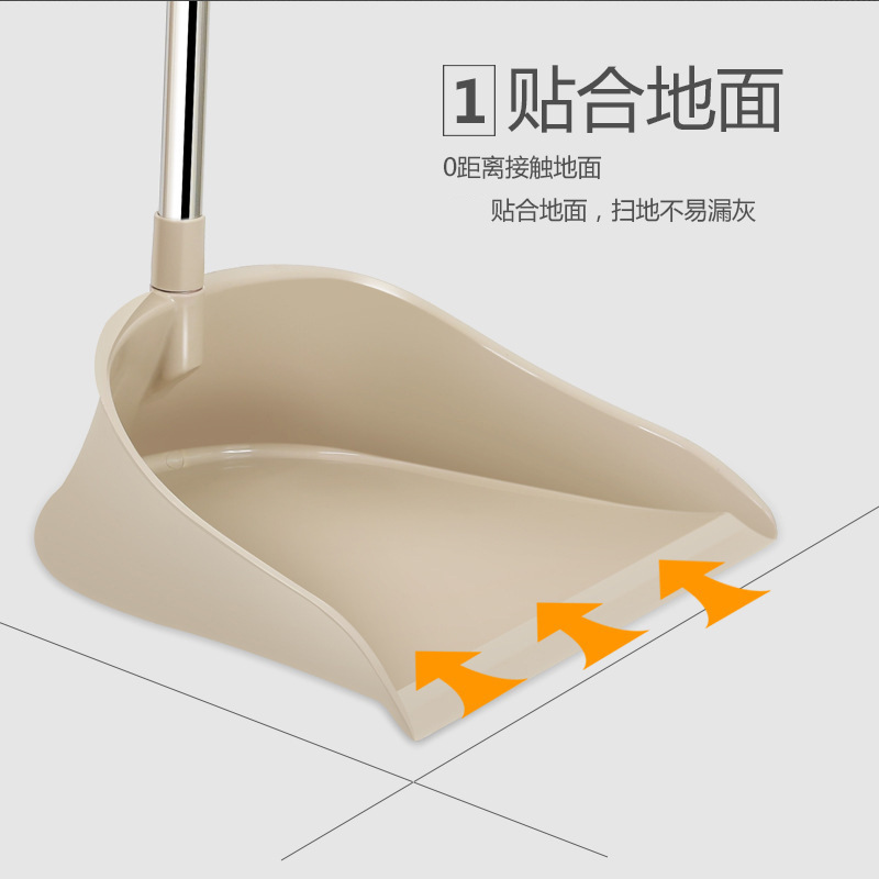 Fabricantes suministro ligero hogar escoba recogedor traje doble varilla en línea de compras de plástico escoba recogedor