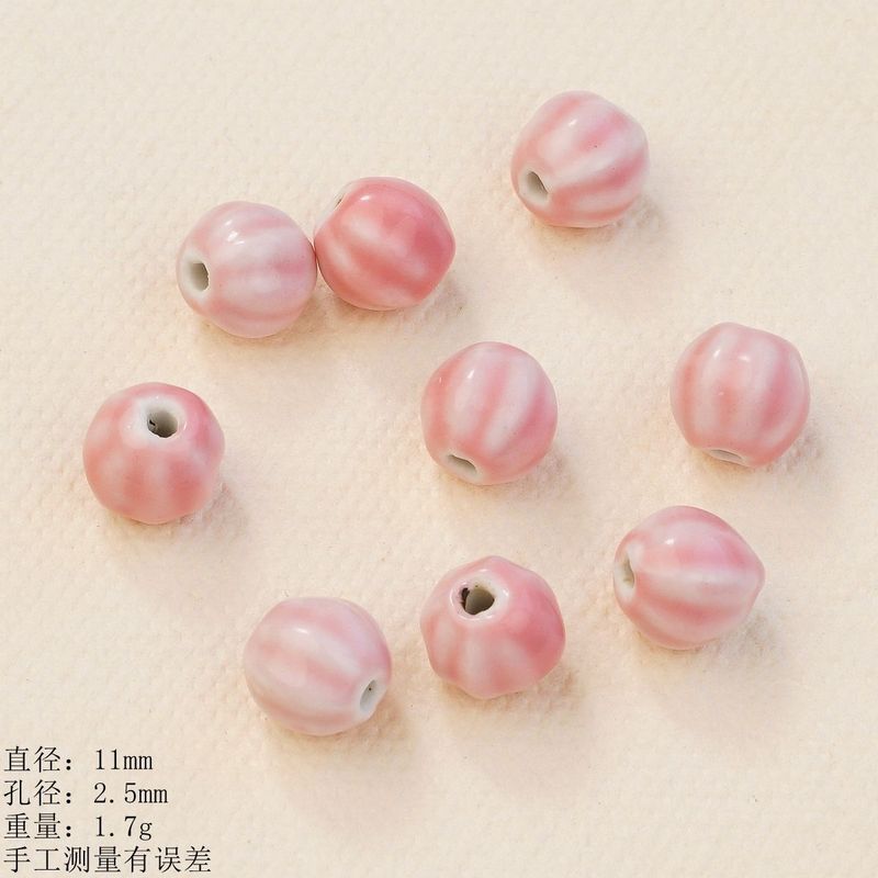 スイカビーズ 10 ミリメートルルースビーズ卸売景徳鎮セラミックブレスレットネックレス手作り diy 材料工場直接販売|undefined