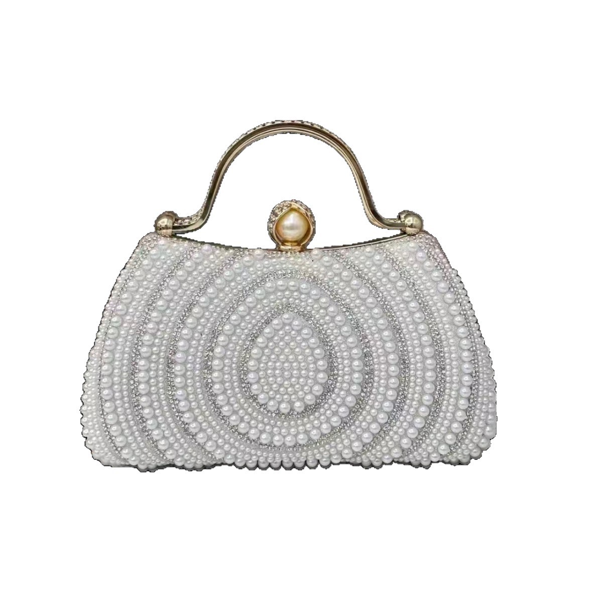 Aftonväska för dam med strass och pärlor_voghion.com