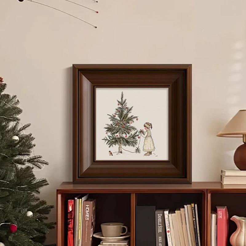 Advanced Sense Heavy Solid Wood Middle Walnut Photo Frame Oil Picture Frame Frame European Style Retro Wall Advanced Sense Heavy Solid Wood Middle Walnut Photo Frame Oil Picture Frame Frame European Style Retro Wall