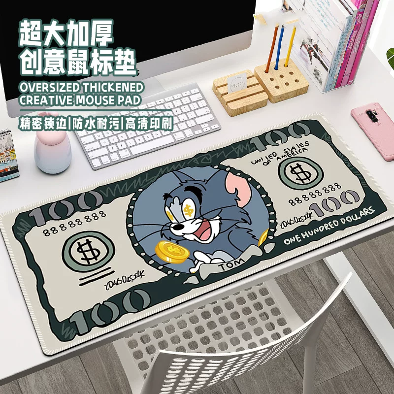 Big mouse, laptop, table mat, cartoon keyboard for elementary school students, increased thickness