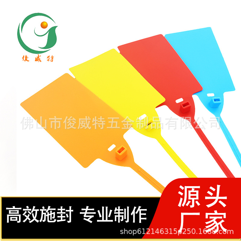 塑料封条一次性防调换扣施封锁德邦安能物流快运捆扎带大标牌