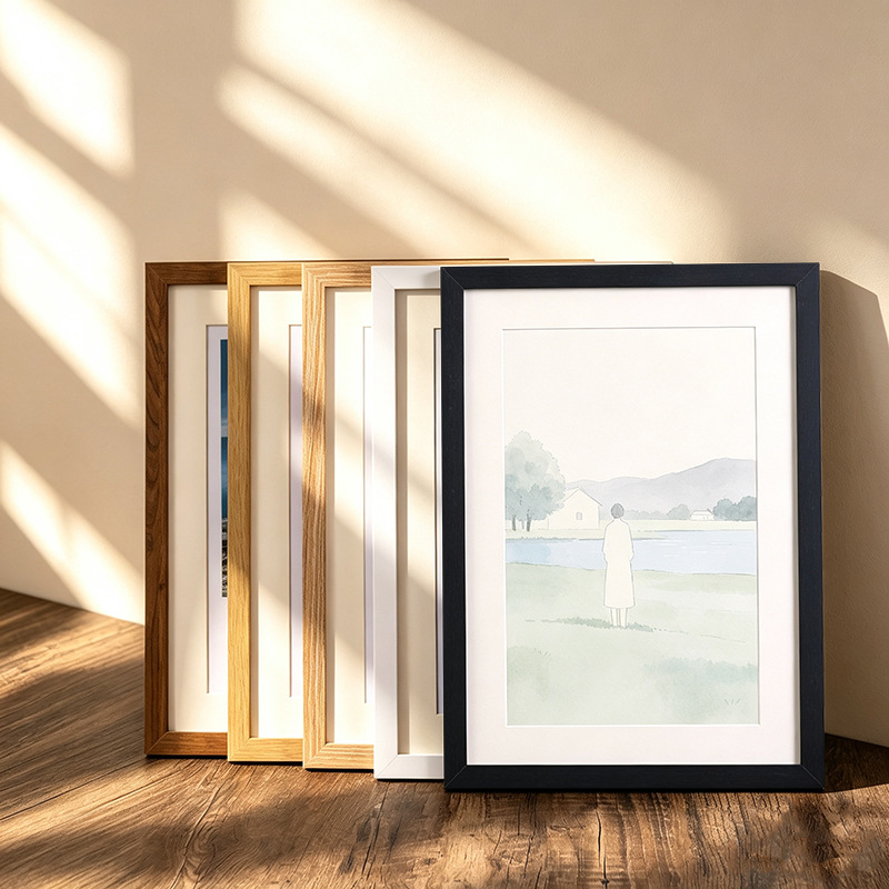 Wooden photo frame, empty frame, tabletop picture frame, empty frame a3a 416inch wall-mounted 6inch large size wall-mounted puzzle frame