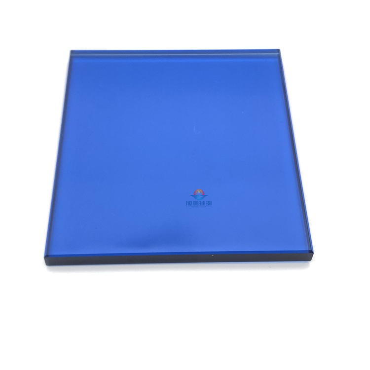 宝石蓝玻璃 海洋蓝 有色玻璃 原色玻璃片有5mm6mm8mm