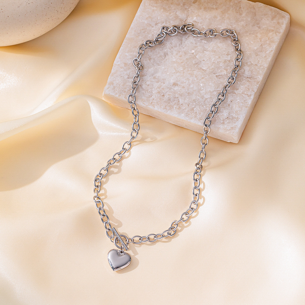 Pulsera de Acero de Titanio de Dongguan, Estilo Europeo y Americano, Diseño de Doble Cadena con Cuchillas, Exagerada, Hip-Hop, para Otoño e Invierno, No se Destiñe, para Mujer