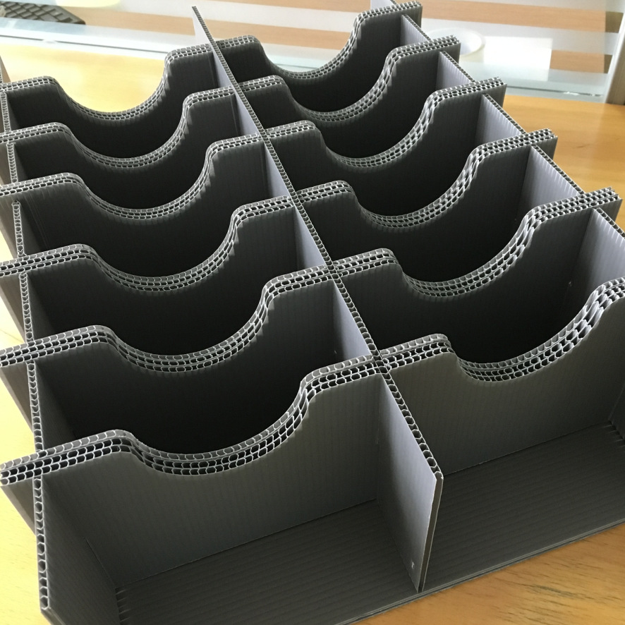 可堆叠折叠PP中空板刀卡塑料刀卡