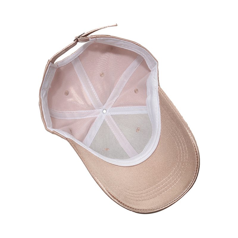 Curved Eaves Rim Women's Casual Solid Color Curved Eaves Baseball Cap