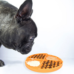 奔海达 宠物狗舔盘垫猫狗慢食训练舔盘硅胶缓食垫宠物餐垫易清洗