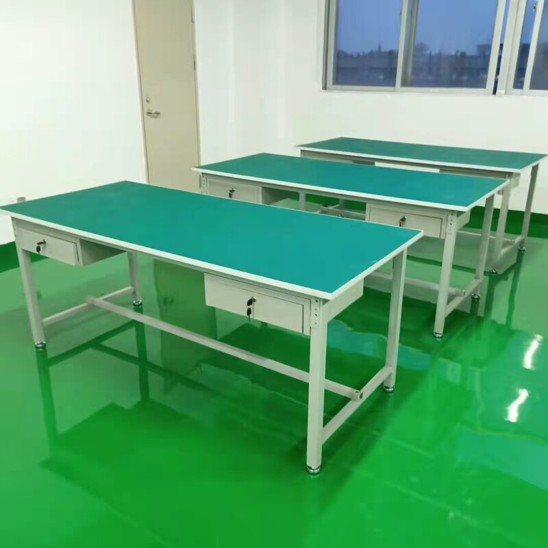 梱包台工場静電気防止作業台工業修理二重実験台ライン電気商テーブル|undefined